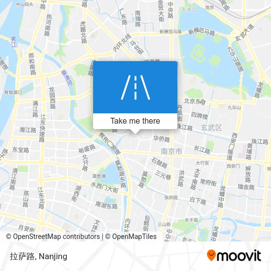 拉萨路 map