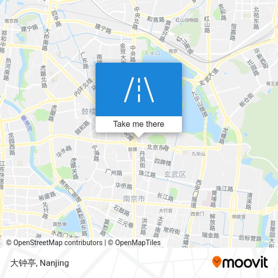 大钟亭 map