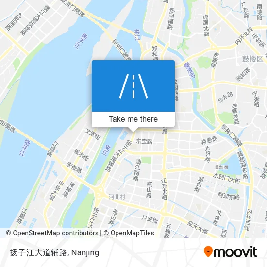 扬子江大道辅路 map