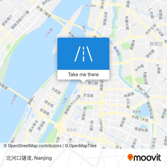 北河口隧道 map