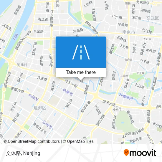 文体路 map
