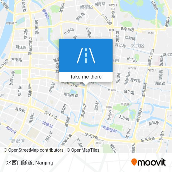 水西门隧道 map