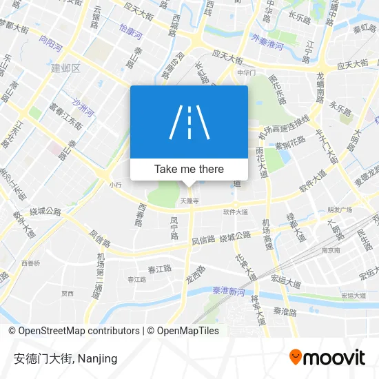 安德门大街 map