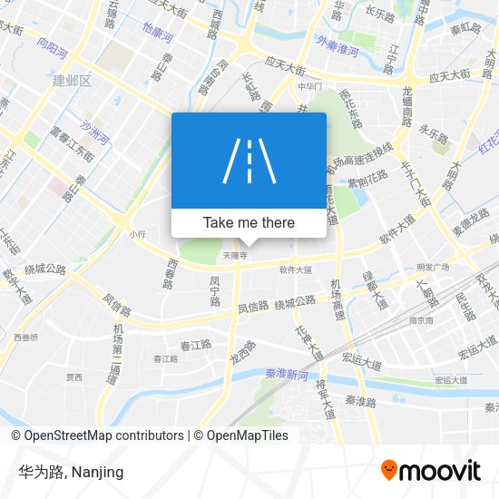 华为路 map