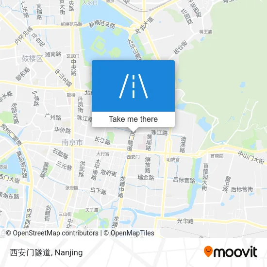 西安门隧道 map