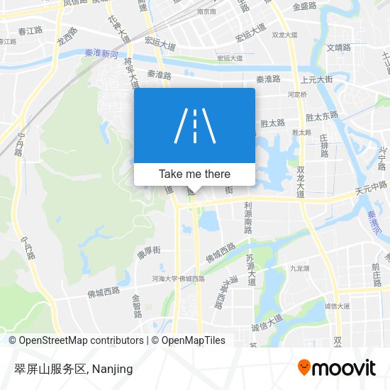 翠屏山服务区 map