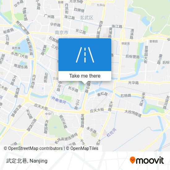 武定北巷 map