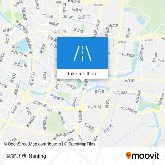 武定北巷 map
