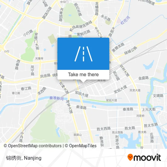 锦绣街 map
