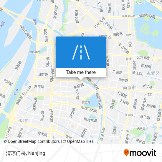 清凉门桥 map