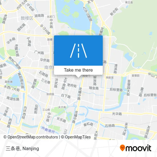三条巷 map