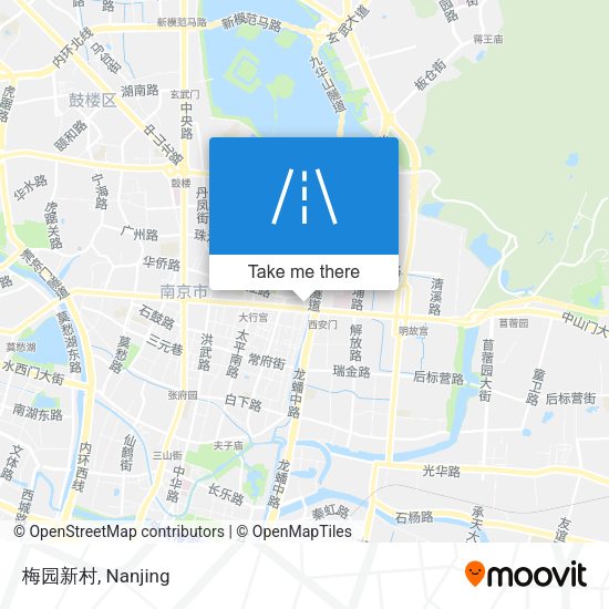 梅园新村 map