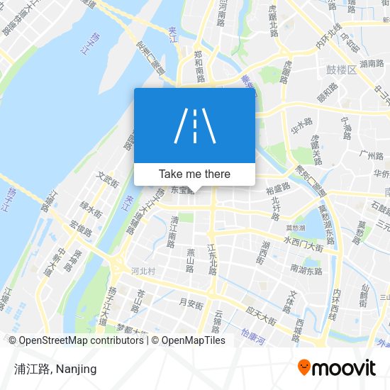 浦江路 map