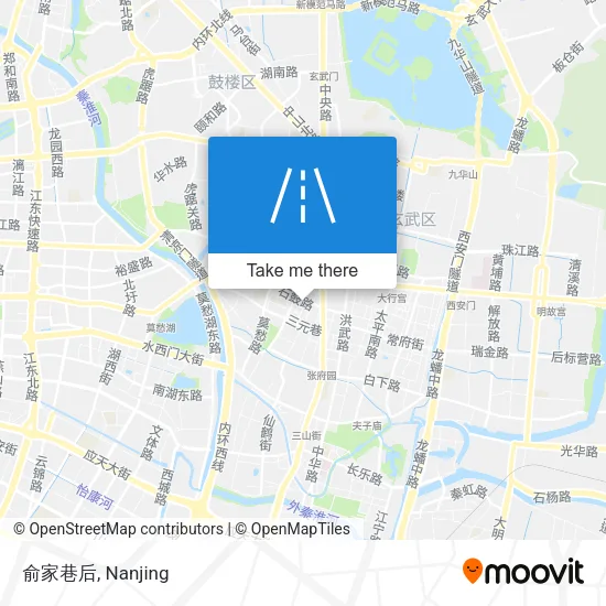 俞家巷后 map