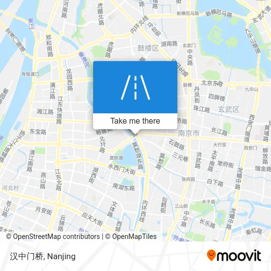 汉中门桥 map