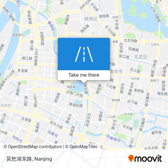 莫愁湖东路 map