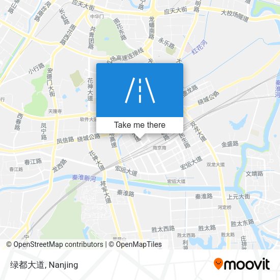 绿都大道 map