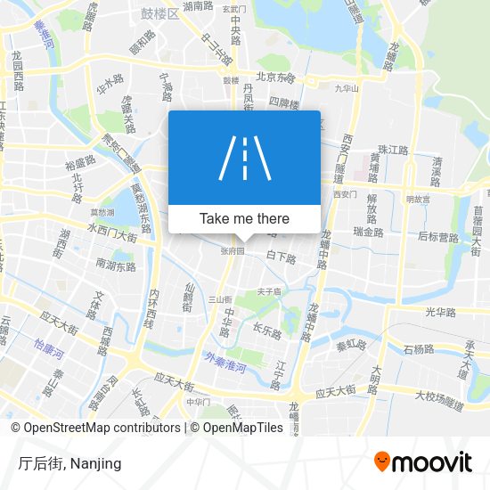 厅后街 map