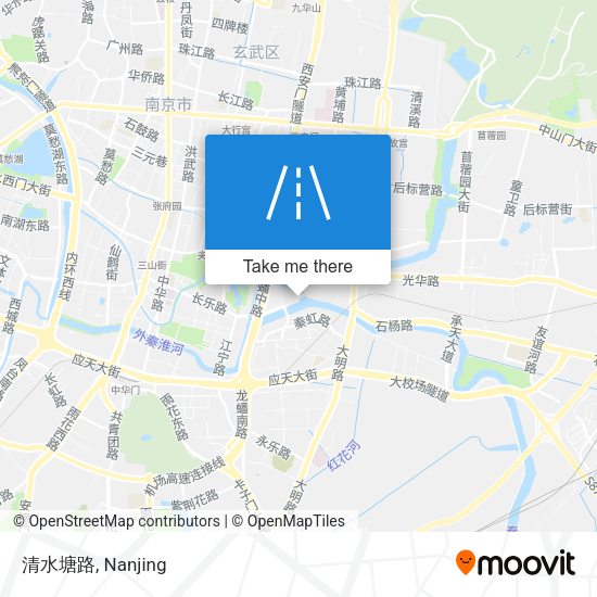 清水塘路 map