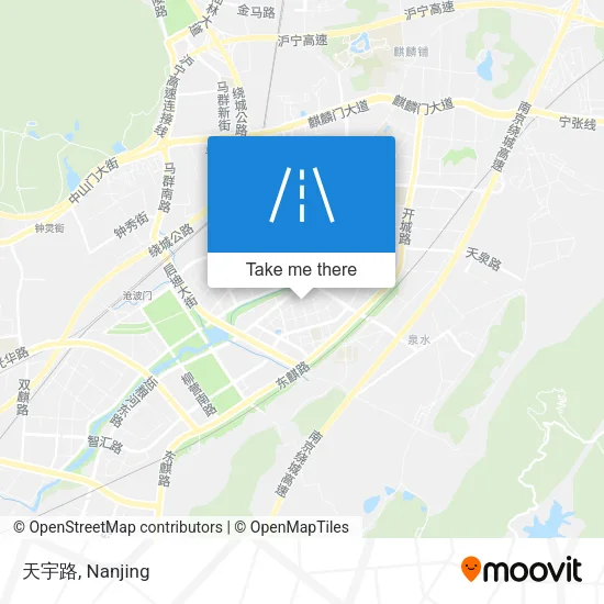 天宇路 map