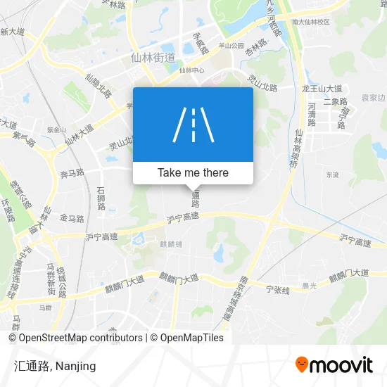 汇通路 map