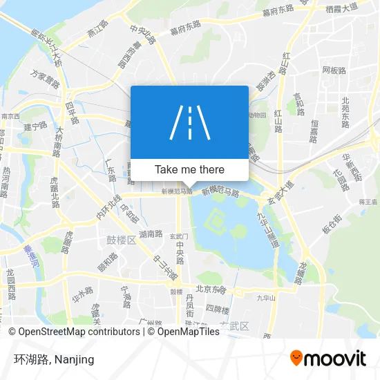 环湖路 map