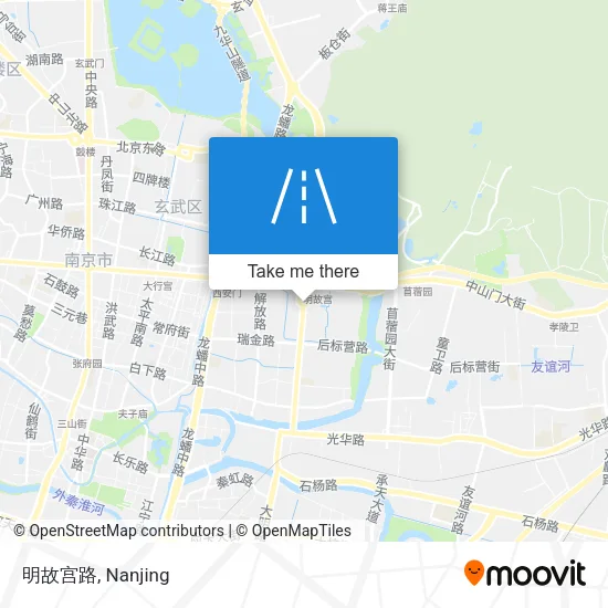 明故宫路 map