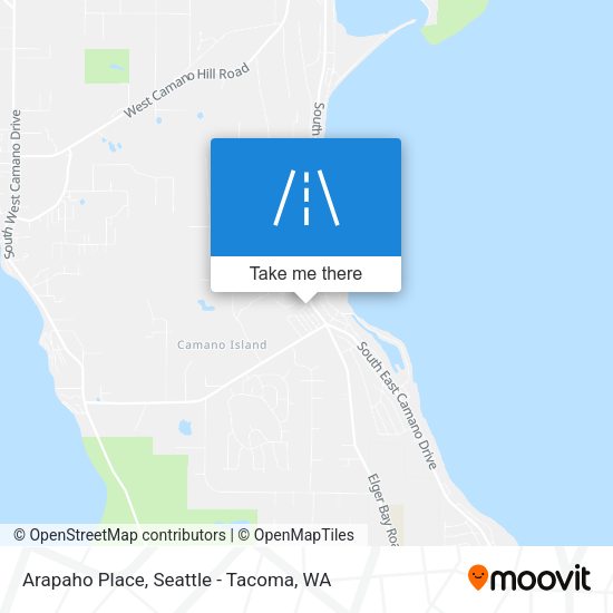 Arapaho Place map