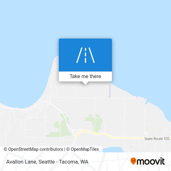 Avallon Lane map