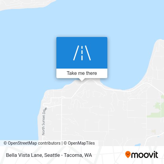 Bella Vista Lane map