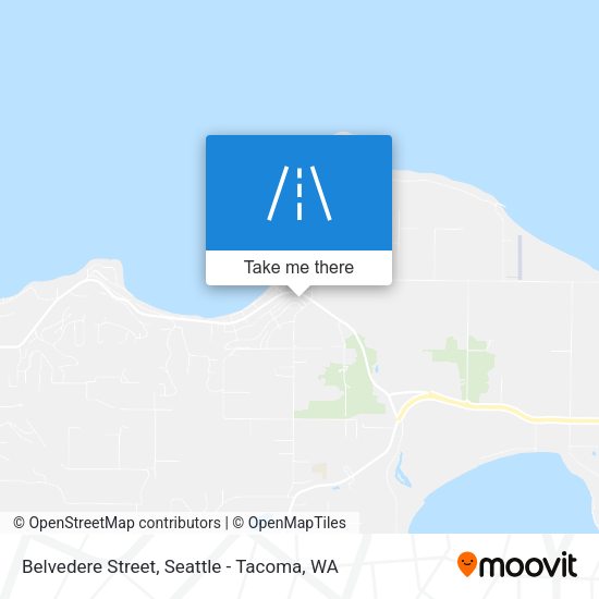 Mapa de Belvedere Street