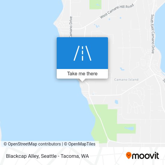 Blackcap Alley map