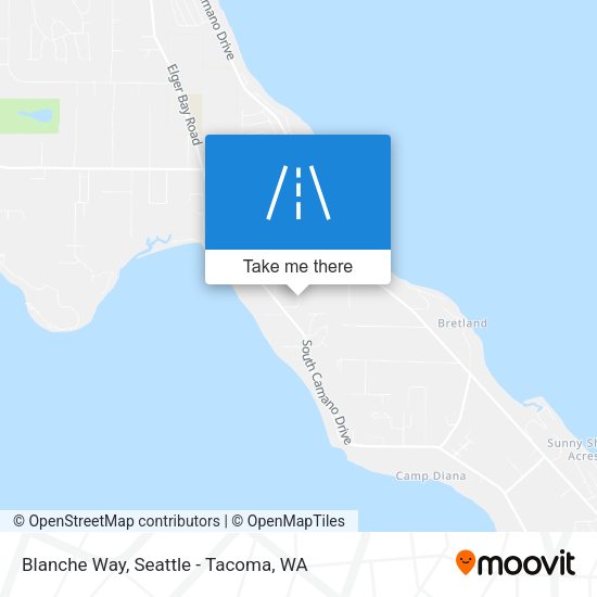 Blanche Way map