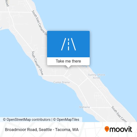 Broadmoor Road map