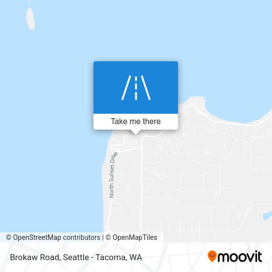 Mapa de Brokaw Road
