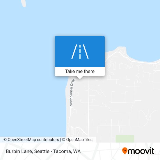 Burbin Lane map