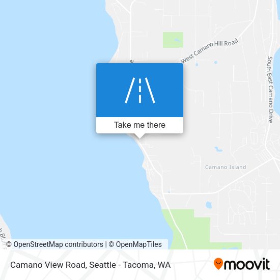 Camano View Road map