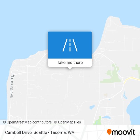 Cambell Drive map