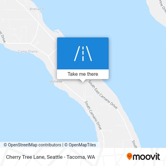 Mapa de Cherry Tree Lane