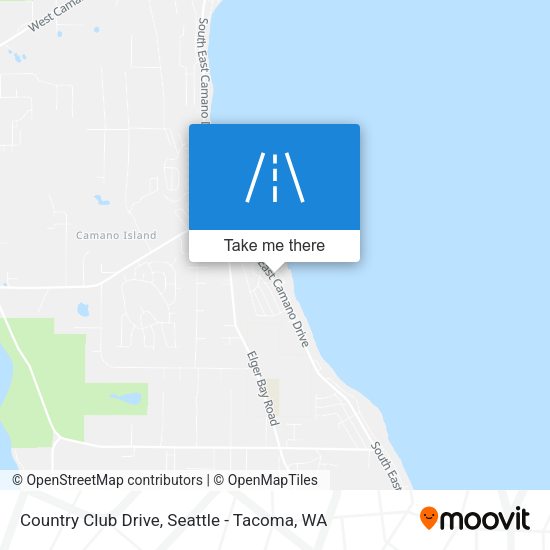 Mapa de Country Club Drive