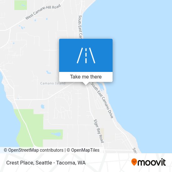 Crest Place map