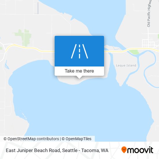 East Juniper Beach Road map