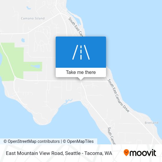 East Mountain View Road map