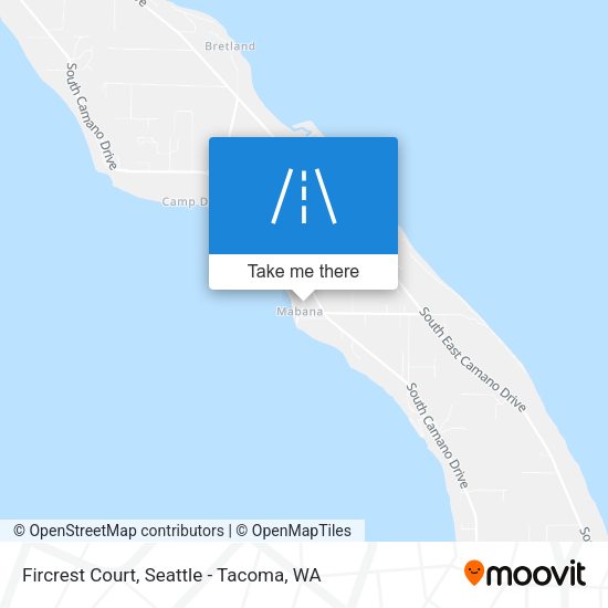 Fircrest Court map