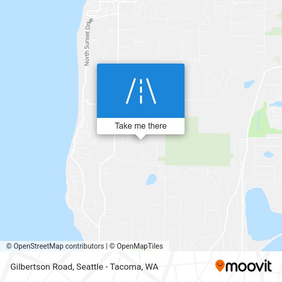 Mapa de Gilbertson Road