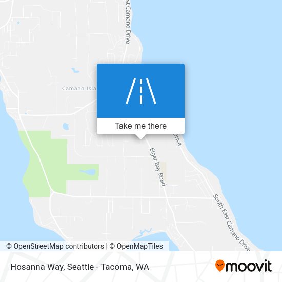 Hosanna Way map