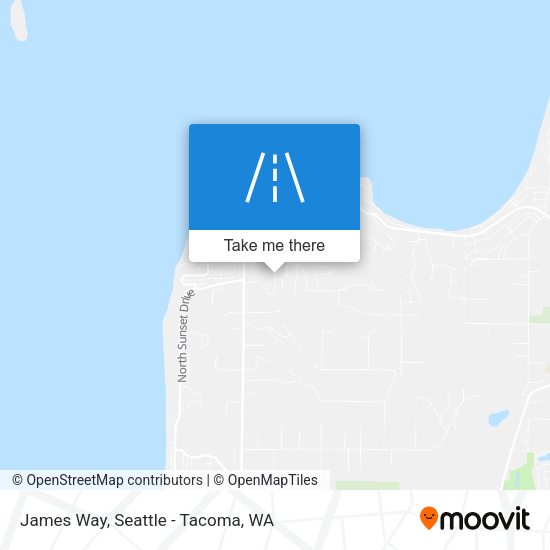James Way map
