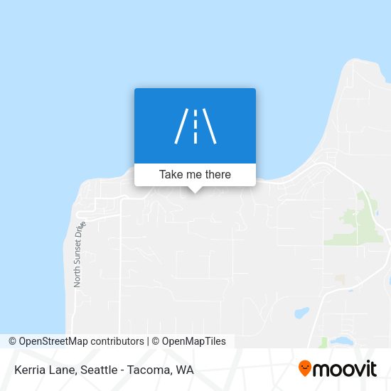 Kerria Lane map