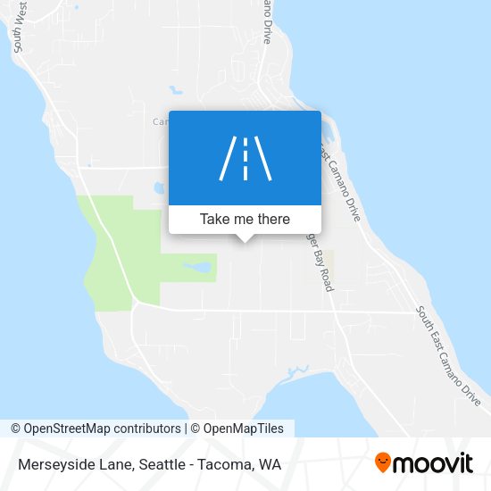 Mapa de Merseyside Lane