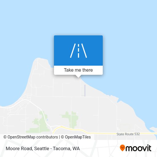 Mapa de Moore Road